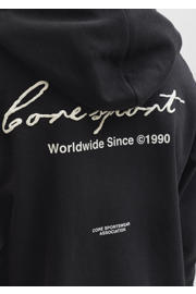 thumbnail: JACK & JONES JUNIOR hoodie met backprint zwart