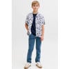 JJ REBEL JUNIOR JREBNOAH JJCRAFT low waist regular fit jeans medium blue denim