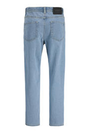 thumbnail: Light blue denim jongens JJ REBEL JUNIOR high waist loose fit jeans van denim met relaxed en effen