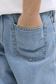thumbnail: JJ REBEL JUNIOR JREBRYAN JJCRAFT high waist loose fit jeans light blue denim