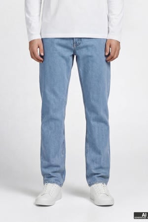 JREBRYAN JJCRAFT high waist loose fit jeans light blue denim