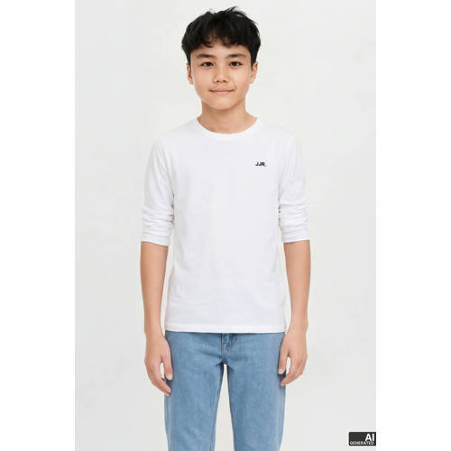JJ REBEL JUNIOR JREBRYAN JJCRAFT high waist loose fit jeans light blue denim Blauw - maat 158 afbeelding