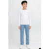 JJ REBEL JUNIOR JREBRYAN JJCRAFT high waist loose fit jeans light blue denim