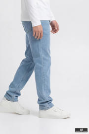 thumbnail: JJ REBEL JUNIOR JREBRYAN JJCRAFT high waist loose fit jeans light blue denim