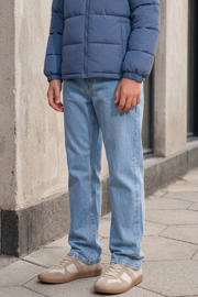 thumbnail: JJ REBEL JUNIOR JREBRYAN JJCRAFT high waist loose fit jeans light blue denim