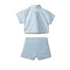 Calvin Klein baby overhemd + korte broek lichtblauw