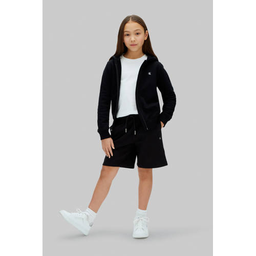 Calvin Klein sweatshort zwart Korte broek Effen - maat 152 afbeelding
