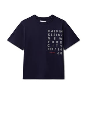 T-shirt donkerblauw