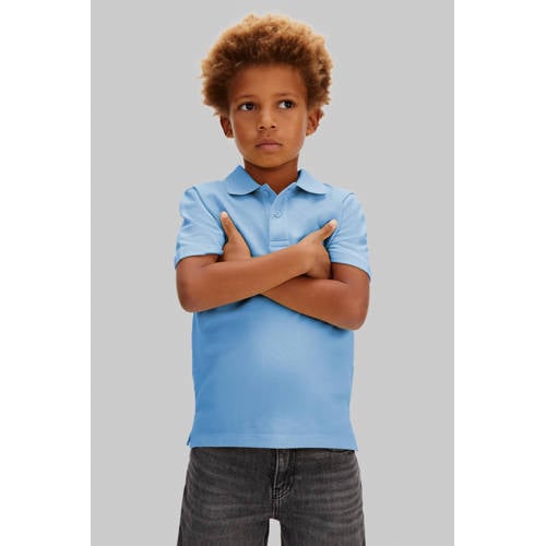 Calvin Klein polo blauw Jongens Katoen Polokraag Effen - maat 164 afbeelding