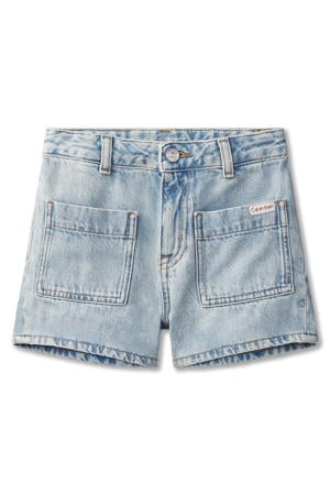 denim short light blue denim