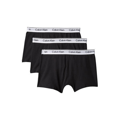 Calvin Klein boxershort - set van 3 zwart Jongens Stretchkatoen Effen - maat 164/176 afbeelding