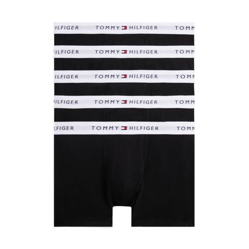 Tommy Hilfiger Boxershort Zwart Jongens Stretchkatoen Effen - maat 152/164 afbeelding