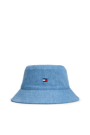 denim bucket hat lichtblauw