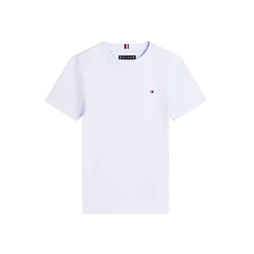 Tommy Hilfiger T-shirt lichtblauw Jongens Katoen Ronde hals Effen - maat 122 afbeelding
