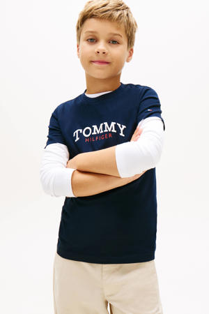 T-shirt donkerblauw