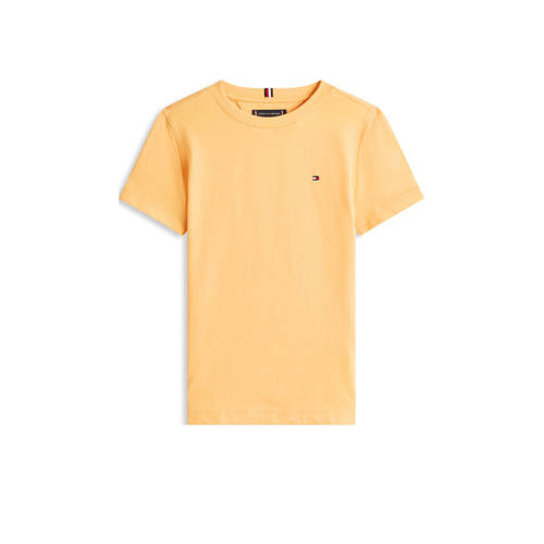 Tommy Hilfiger T-shirt oranje Jongens Katoen Ronde hals Effen - maat 116 afbeelding