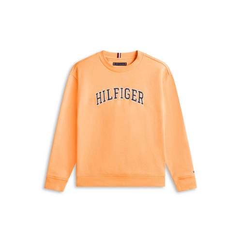 Tommy Hilfiger sweater lichtgeel Logo - maat 140 | Sweater van Tommy Hilfiger afbeelding