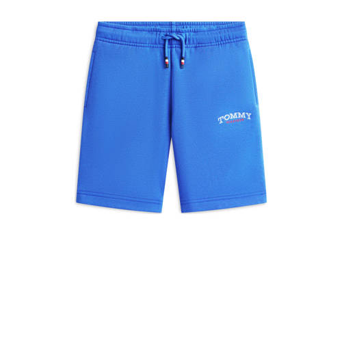 Tommy Hilfiger sweatshort blauw Korte broek Effen - maat 104 afbeelding