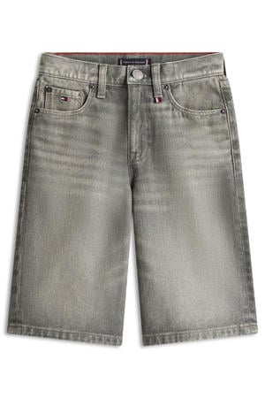 short grey denim