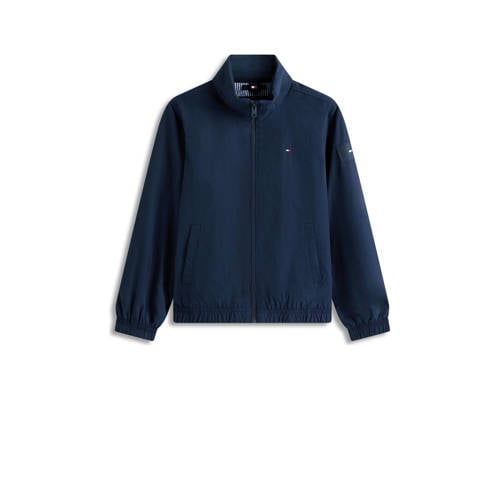 Tommy Hilfiger zomerjas donkerblauw Jongens Nylon Opstaande kraag Effen - maat 122 afbeelding