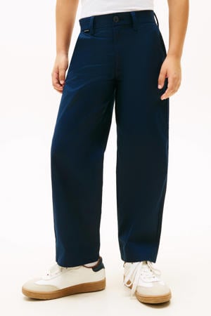 casual broek donkerblauw