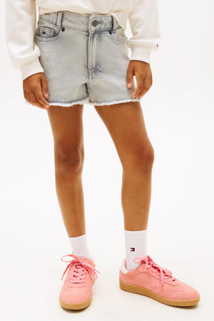 short grey denim
