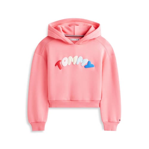 Tommy Hilfiger hoodie roze Sweater Logo - maat 128 afbeelding