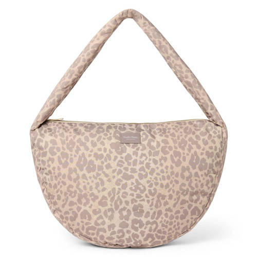 Studio Noos crossbody tas Leopard Puffy beige Dames Polyester Effen afbeelding