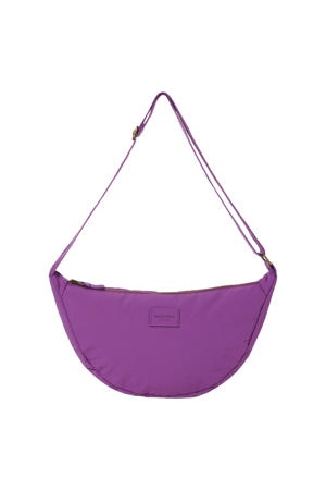 crossbody tas Textured Puffy paars
