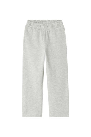 straight casual broek lichtgrijs