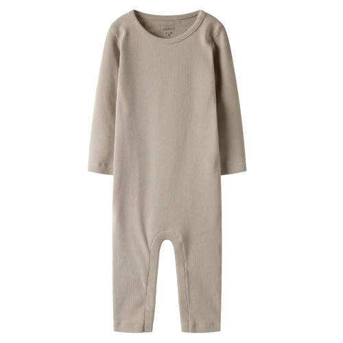 NAME IT BABY boxpak lichtbruin Jongens/Meisjes Katoen Ronde hals Effen - maat 86 afbeelding