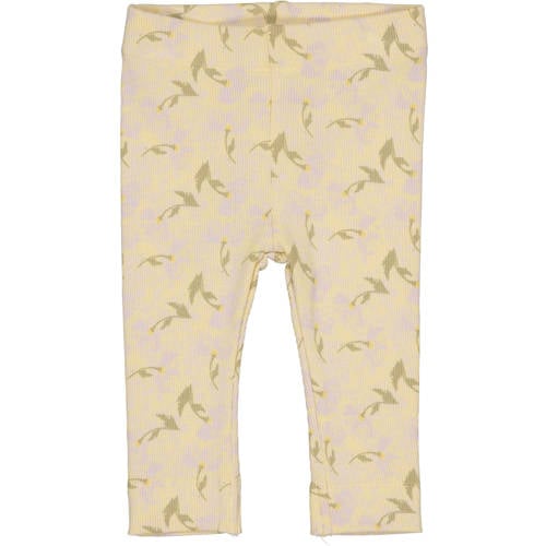 LEVV Newborn regular legging geel Meisjes Katoen All over print - maat 56 afbeelding
