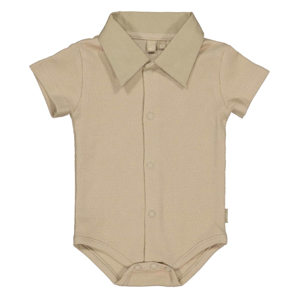 LEVV Newborn romper bruin