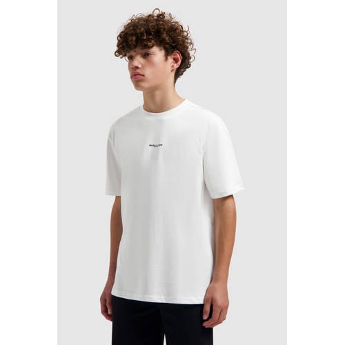 Ballin T-shirt met backprint wit Jongens Katoen Ronde hals Backprint - maat 164 afbeelding