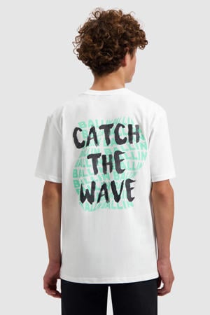 T-shirt met backprint wit