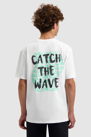 T-shirt met backprint wit