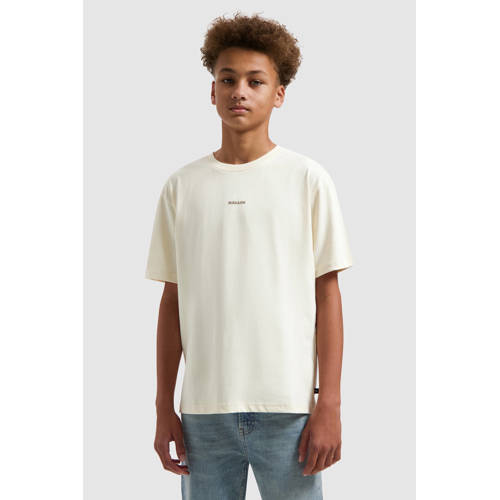 Ballin T-shirt met backprint ecru Jongens Katoen Ronde hals Backprint - maat 164 afbeelding