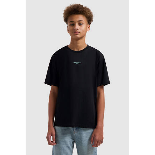 Ballin T-shirt met backprint zwart Jongens Katoen Ronde hals Backprint - maat 140 afbeelding
