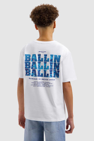 T-shirt met backprint wit