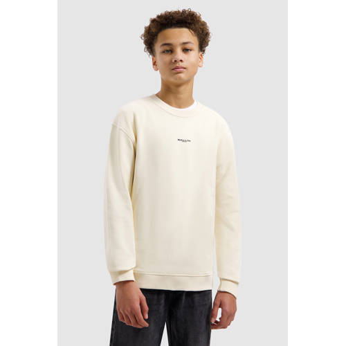 Ballin sweater met backprint ecru Backprint