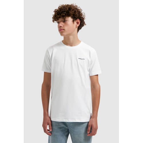 Ballin T-shirt met backprint wit Jongens Katoen Ronde hals Backprint - maat 152 afbeelding