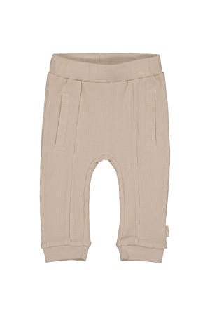 regular babybroek lichtbruin met textuur
