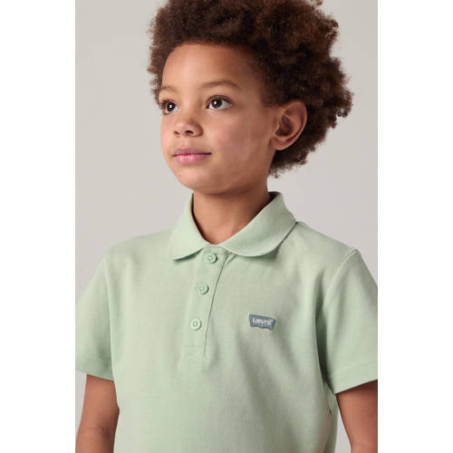 Levi's polo mintgroen Jongens Katoen Polokraag Effen - maat 176 afbeelding