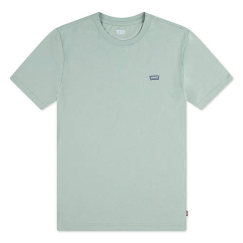 Levi's T-shirt groen Jongens Katoen Ronde hals Effen - maat 152 afbeelding