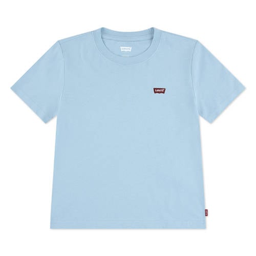 Levi's T-shirt blauw Jongens Katoen Ronde hals Effen - maat 128 afbeelding