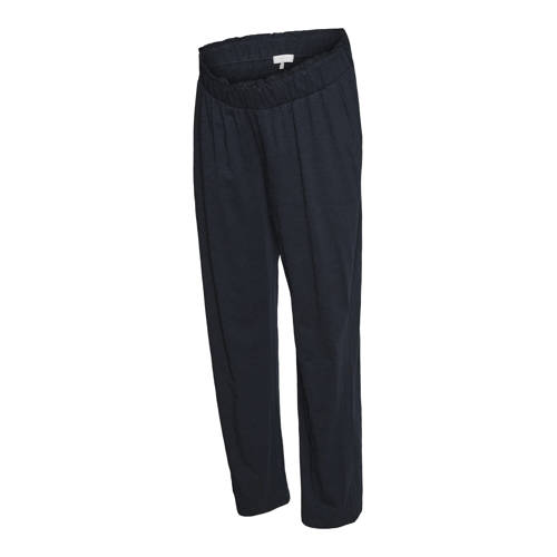 MAMALICIOUS regular waist zwangerschaps casual broek Blauw Dames Katoen - maat XL afbeelding