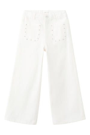 high waist wide leg jeans beige