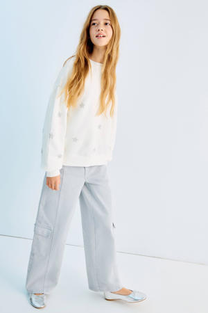 straight leg jeans light blue denim