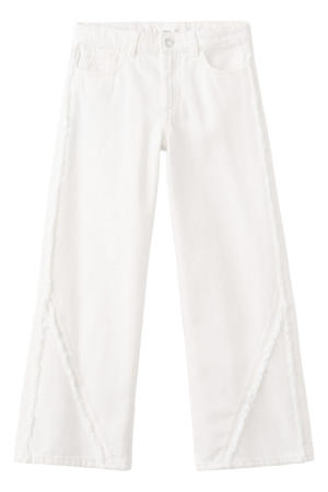 low waist wide leg jeans wit