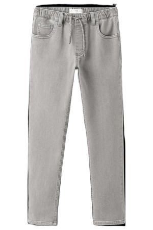 tapered jeans grey denim